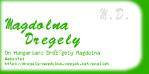 magdolna dregely business card